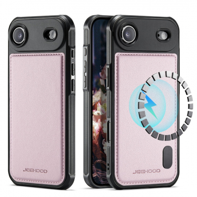 Husa pentru iPhone Air, CaseMe, compatibila MagSafe, textura moale, aderenta confortabila in mana, protectie ranforsata, compatibila cu suporturi magnetice Roz