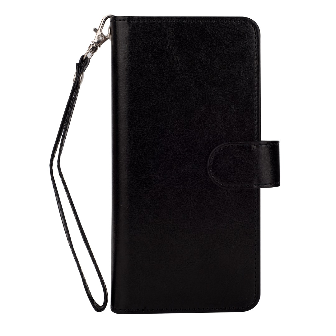 Husa 2in1 piele fina multifunctionala, portofel, back cover, Samsung Galaxy S9 Plus - CaseMe, Negru
