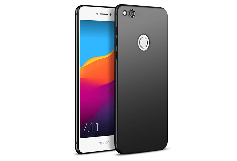 Husa slim mata, TPU moale si fin, tip back cover, Huawei P8 Lite (2017) - Hoco, Negru