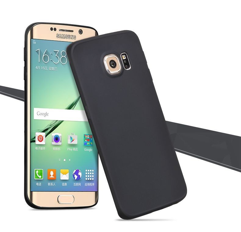 Husa slim mata, TPU moale si fin, tip back cover, Samsung Galaxy S6 - Hoco, Negru