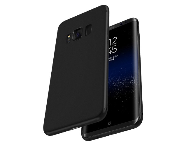 Husa slim mata, TPU moale si fin, tip back cover, Samsung Galaxy S8 Plus - Hoco, Negru