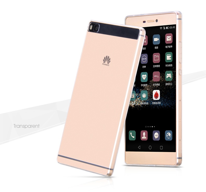 build Simplicity Journey Husa ultra slim din silicon + TPU, tip back cover, Huawei Ascend P8 - HOCO  Light, Transparent