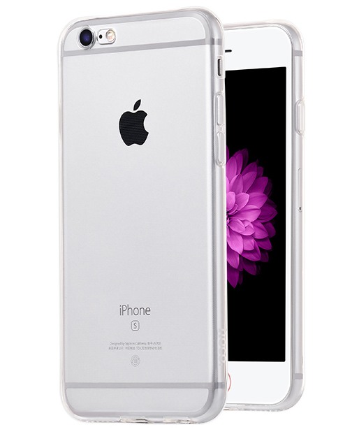 Husa ultra slim din silicon + gel TPU, tip back cover, iPhone 6 / 6s - HOCO, Transparent